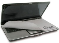 Computer-Buff - Laptop Computer Screen Protector and Cleaner, notebook computer screen protection, portable computer screen cleaner, LCD cleaner, logo laptop pad, LCD mat, custom printed microfiber cloth, custom imprinted micro-fiber pad, microfiber sheet
