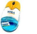 Aqua Liquid Filled Computer Mouse