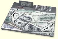 Tray Calculator With Mouse Pad