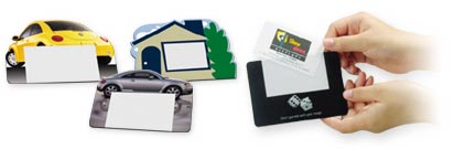 CoasterWare with Slide-Thru Biz-Card Option