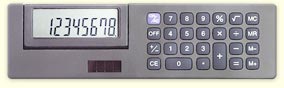 Mousepad Calculator top view