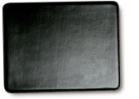 Black Flat Leather Mouse Pad