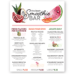 Plastic Menus