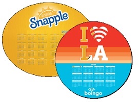 Round Calendar Mouse Pad