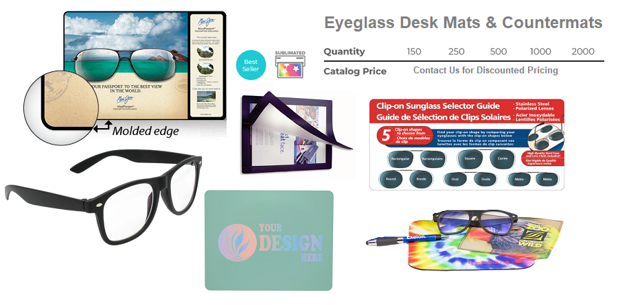 Eyeglass Counter Mat