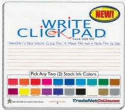 Economy Write Click Notepad Mouse Pad - Memo Paper Mousepad